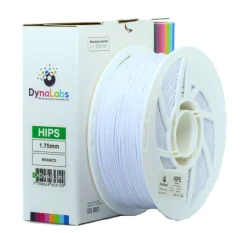 Filamento HIPS - Branco - Dynalabs - 1.75mm - 1kg