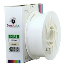 Filamento HIPS - Natural - Dynalabs - 1.75mm - 1kg