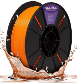 Filamento PLA - Laranja - Voolt 3D - 1.75mm - 1kg