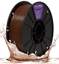 Filamento PLA - Marrom - Voolt 3D - 1.75mm - 1kg