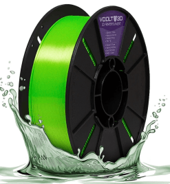 Filamento - PLA VSILK - Verde Neon - Voolt 3D - 1kg