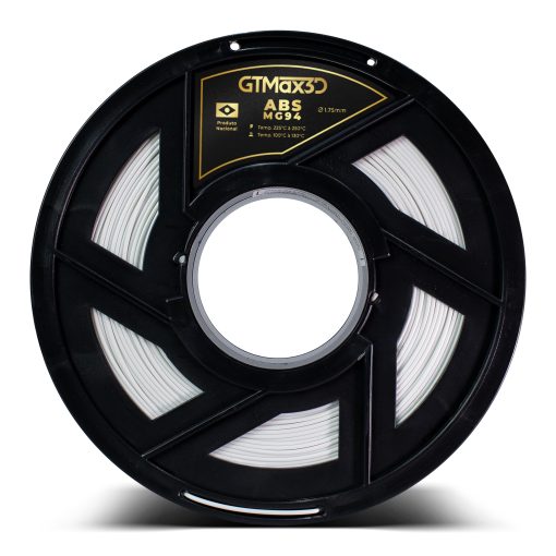 Filamento ABS - Branco - Premium MG94 - GTMax 3D - 1.75mm - 1kg