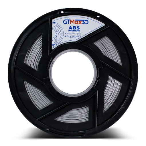 Filamento ABS - Cinza - Premium - GTMax 3D - 1.75mm - 1KG