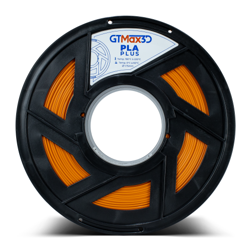 Filamento PLA Plus - Laranja - GTMax 3D - 1.75mm - 1KG