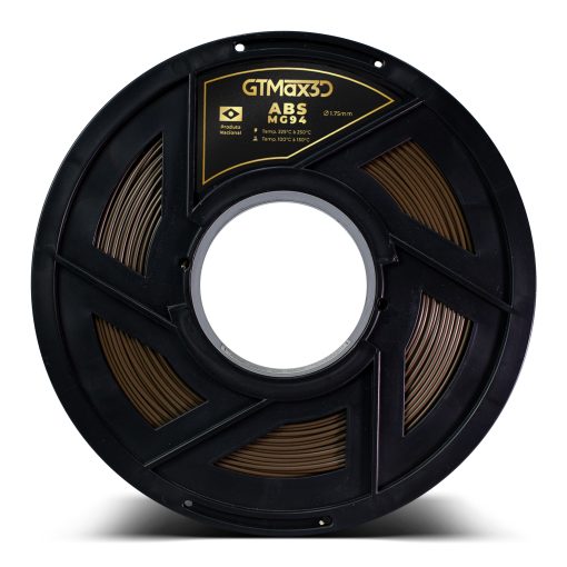 Filamento ABS- Marrom - Premium MG94 - GTMax 3D - 1.75mm - 1KG