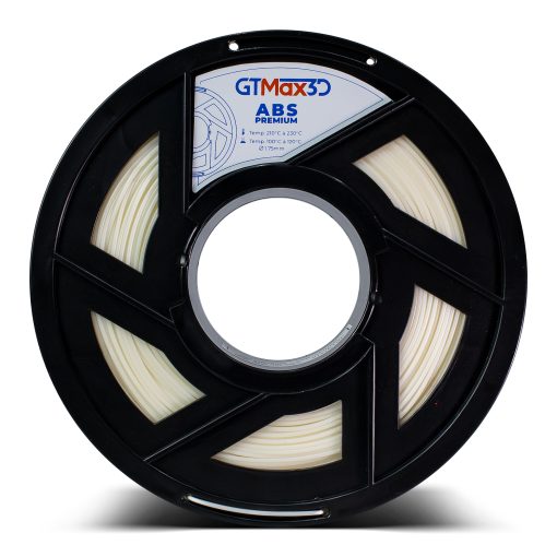 Filamento ABS - Natural - Premium - GTMax 3D - 1.75mm - 1KG
