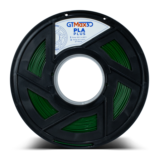 Filamento PLA Plus  - Verde  -  GTMax 3D - 1.75mm - 1kg