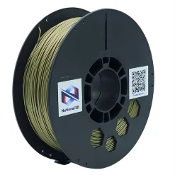 Filamento ABS – Dourado – Premium MG94 – National 3D – 1.75mm – 1kg