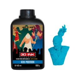 Resina 3D Ink Geek – Gods Super Strong – Azul – 1kg