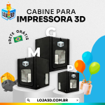 Case para Impressoras 3D Loja 3D – 3DBox, indispensável para quem tem Impressora 3D aberta!