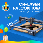 Descubra a potência da máquina CNC de gravação a laser CR Laser Falcon Creality! ✨