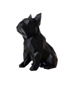 Bulldog Geométrico - Impressão 3D