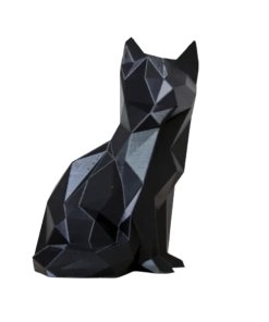 Gato Geométrico - Impressão 3D