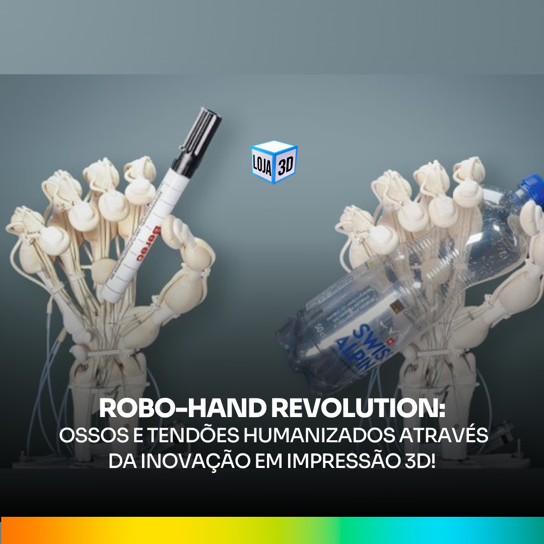 Mão 3D Simula Estruturas Humanas