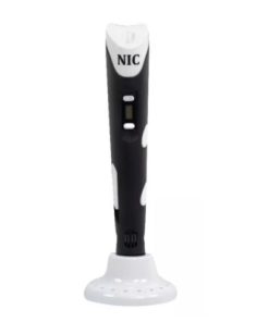 Caneta 3D - Preta - NIC 3D - Completa - Garantia de 6 meses