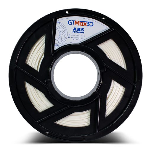 Filamento ABS – Branco Dental  – Premium – GTMax 3D – 1.75mm – 1KG