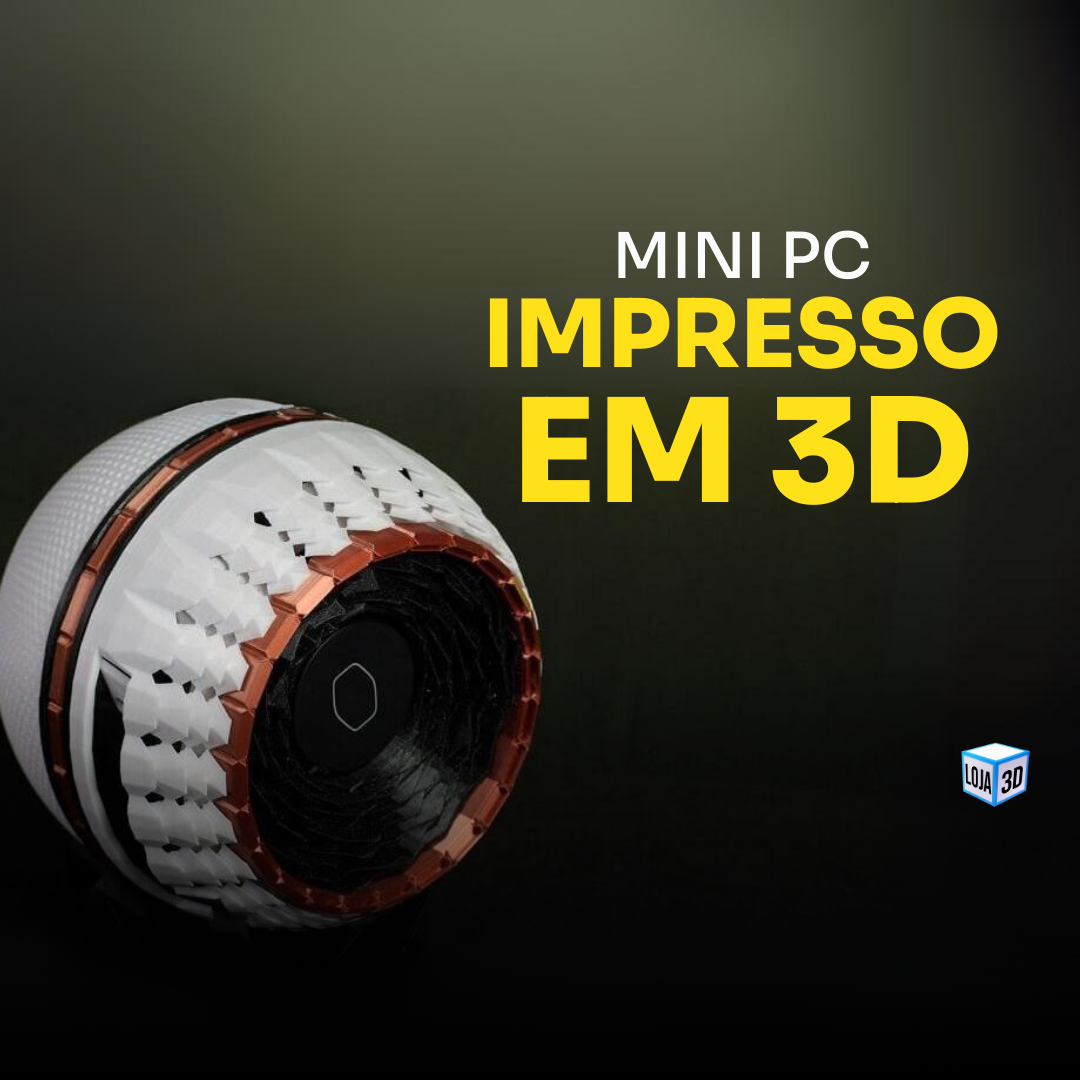 Modder Cria Mini PC Impresso em 3D