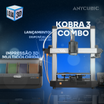 Descubra a Nova Impressora 3D Anycubic Kobra 3 Combo: Inovação, Velocidade e Versatilidade