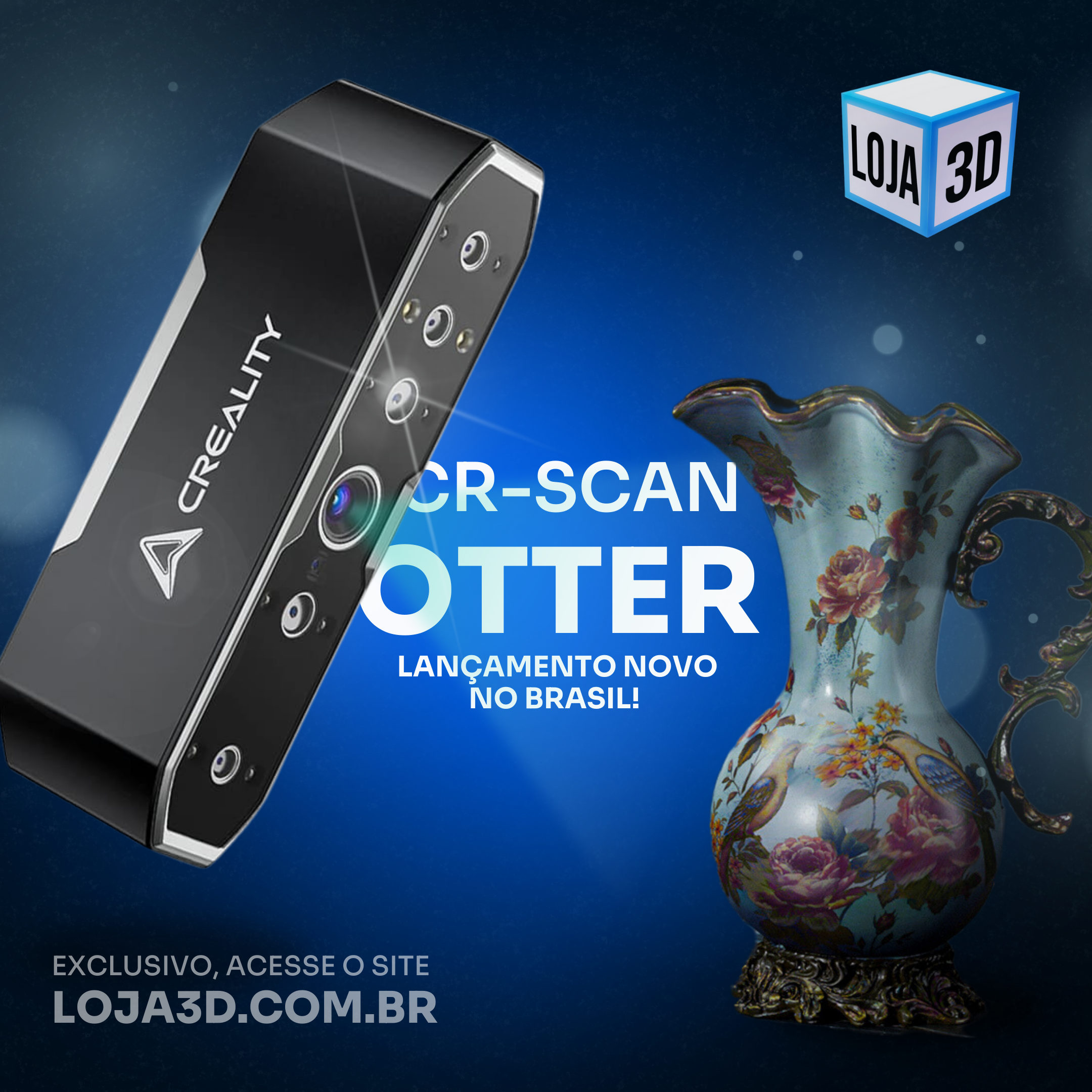 Descubra o Novo CR-Scan Otter da Creality: Tecnologia de