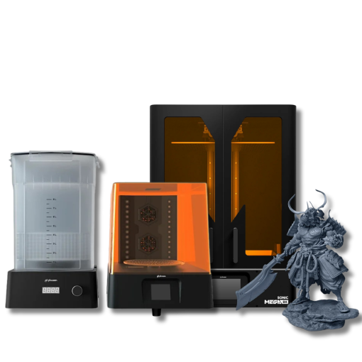 Impressora 3D de Resina - Sonic MEGA 8K + Wash&Cure - Phrozen + Treinamento Ao Vivo Grátis