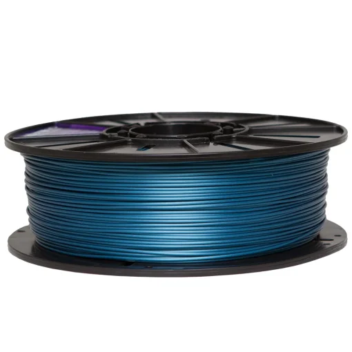 Filamento – PLA VSILK – Azul Metalizado – Voolt 3D – 1kg - Imagem 3