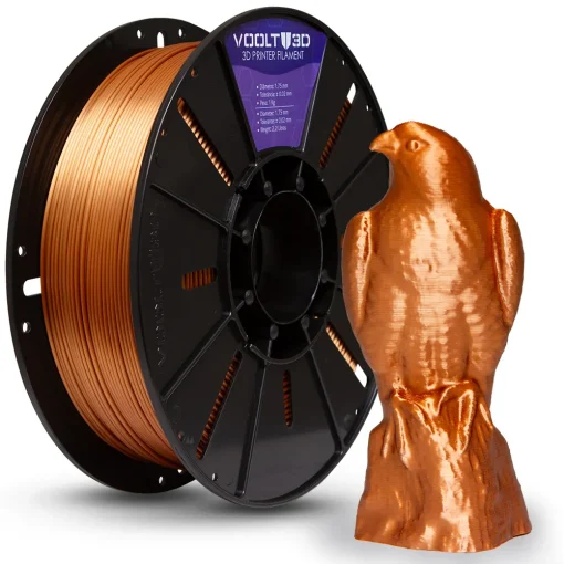 Filamento – PLA VSILK – Cobre – Voolt 3D – 1kg