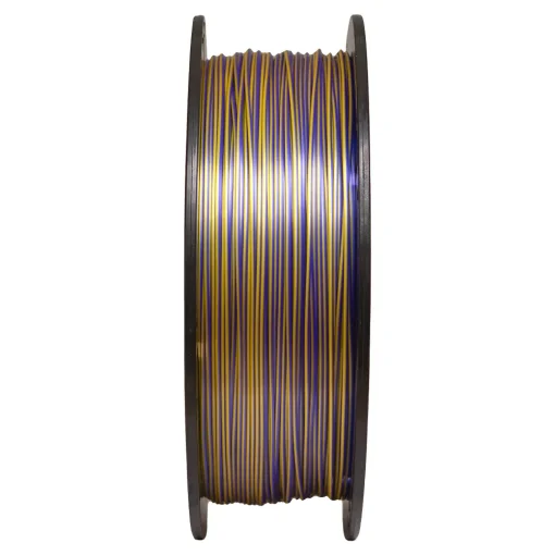 Filamento – PLA VSILK – Duo Color Lilás e Dourado – Voolt 3D – 1kg - Imagem 2