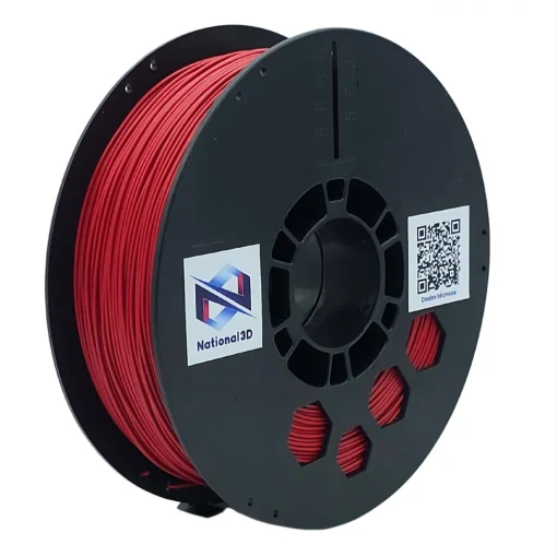 Filamento – PETG – Vermelho – National 3D – 1.75mm – 1kg