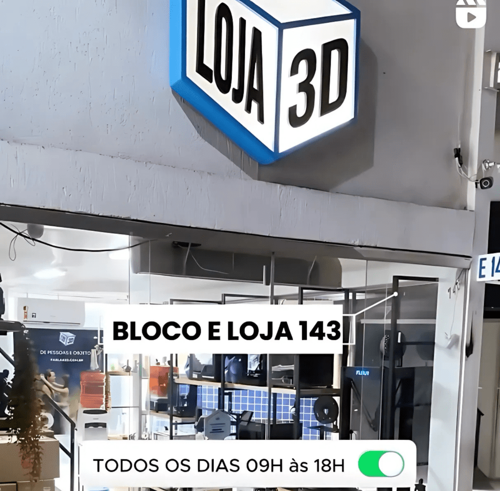 Visite a Loja 3D em Brasília-DF