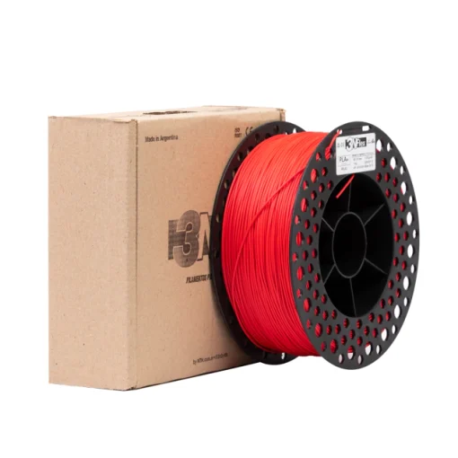 Filamento PLA+ Flex – Vermelho – 1.75mm – 1Kg – 3NFlex - Imagem 2