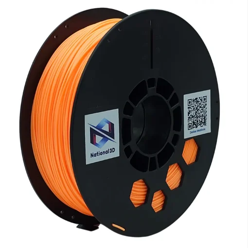 Filamento PLA High speed – Laranja Claro – National 3D – 1.75mm – 1KG