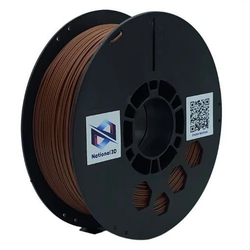 Filamento PLA High speed – Marrom Magno – National 3D – 1.75mm – 1KG
