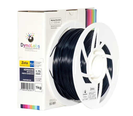 Filamento PLA – Zeta – Azabache – Dynalabs – 1.75mm – 1kg