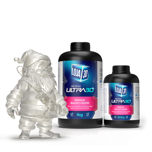 Resina Ultra Baixo Odor – Clear – 1kg – Loja 3D - Imagem 2