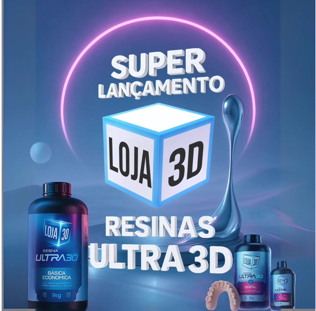 Resinas Ultra Loja 3D: alta performance para impressões 3D profissionais