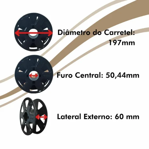 Filamento – PLA – Caucasiano – 3D Fila - Imagem 4