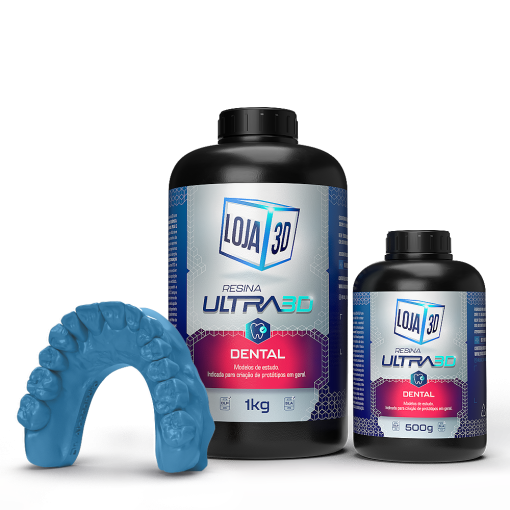 Resina Ultra Dental – Azul – 1kg – Loja 3D - Imagem 2