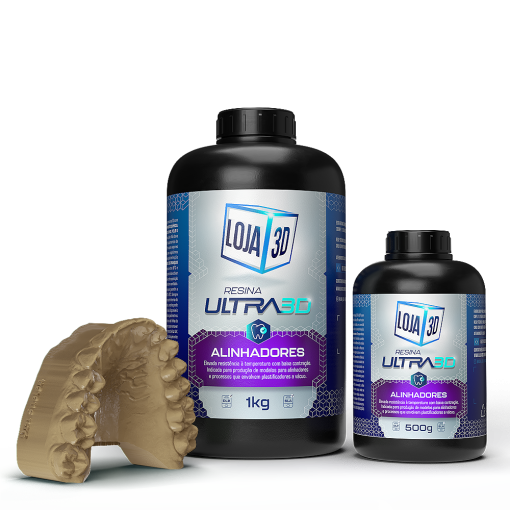 Resina Ultra Alinhadores – Ocre – 1kg – Loja 3D - Imagem 2