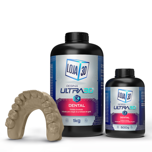 Resina Ultra Dental – Ocre – 1kg – Loja 3D - Imagem 2