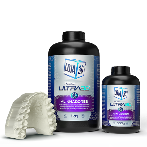 Resina Ultra Alinhadores – Marfim – 1kg – Loja 3D - Imagem 2