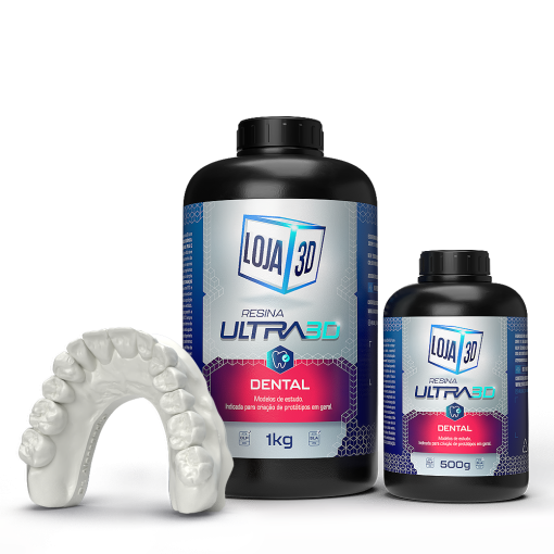 Resina Ultra Dental – Branco – 1kg – Loja 3D - Imagem 2