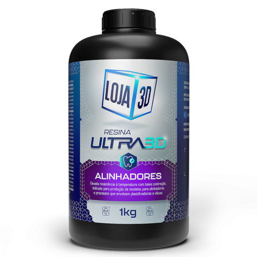 Resina Ultra Alinhadores – Marfim – 1kg – Loja 3D