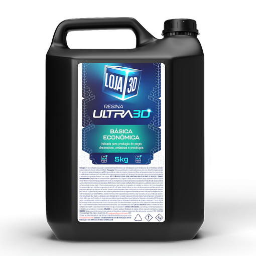 Resina Ultra Basic – Cinza – 5kg – Loja 3D
