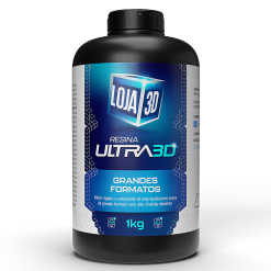 Resina Ultra Grandes Formatos – Preto – 1kg – Loja 3D