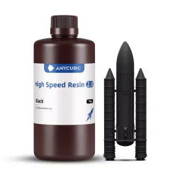 Resina UV De Alta Velocidade – 2.0 –  Preto – 1Kg – Anycubic