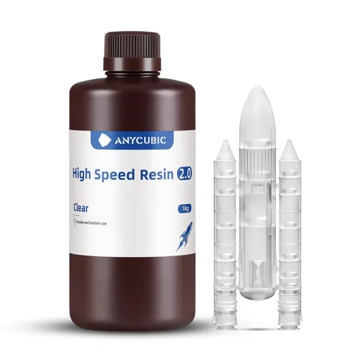 Resina UV De Alta Velocidade – 2.0 –  Clear – 1Kg – Anycubic