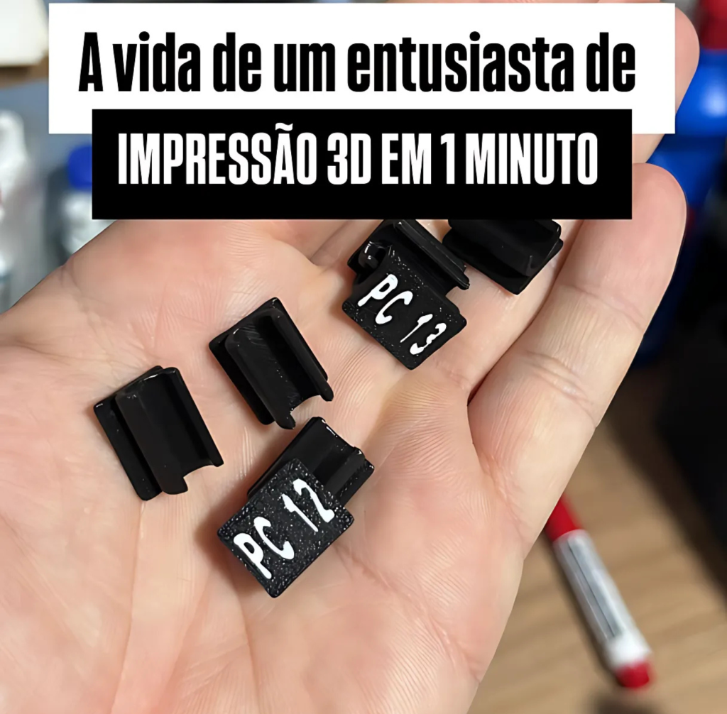 Fios por todo lado? A impressão 3D resolve!