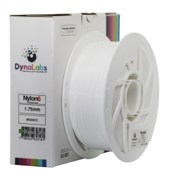 Filamento Nylon 6 – Branco – DynaLabs – 1.75mm – 1kg