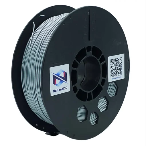 Filamento PLA High speed – Prata Metálico – National 3D – 1.75mm – 1KG