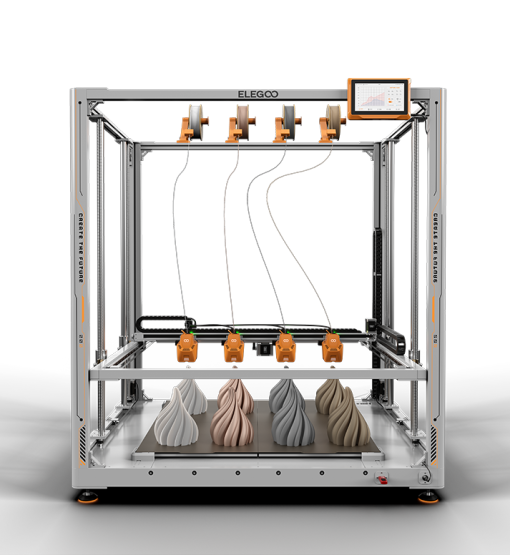 Impressora 3D - OrangeStorm Giga - Elegoo + Treinamento Ao vivo Grátis - Imagem 2